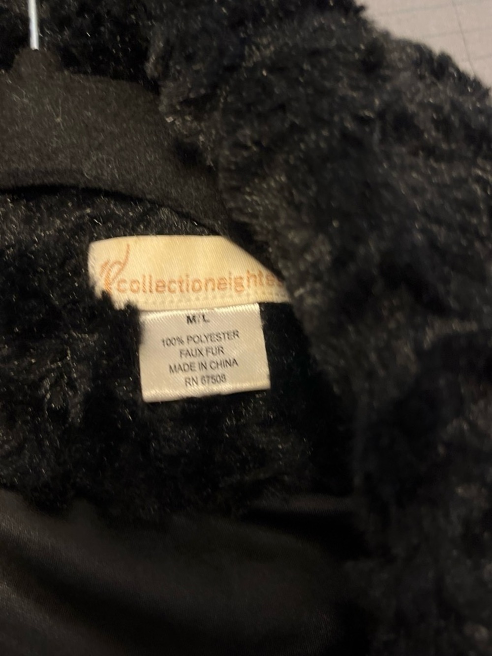 Black Faux Fur Teddy Jacket